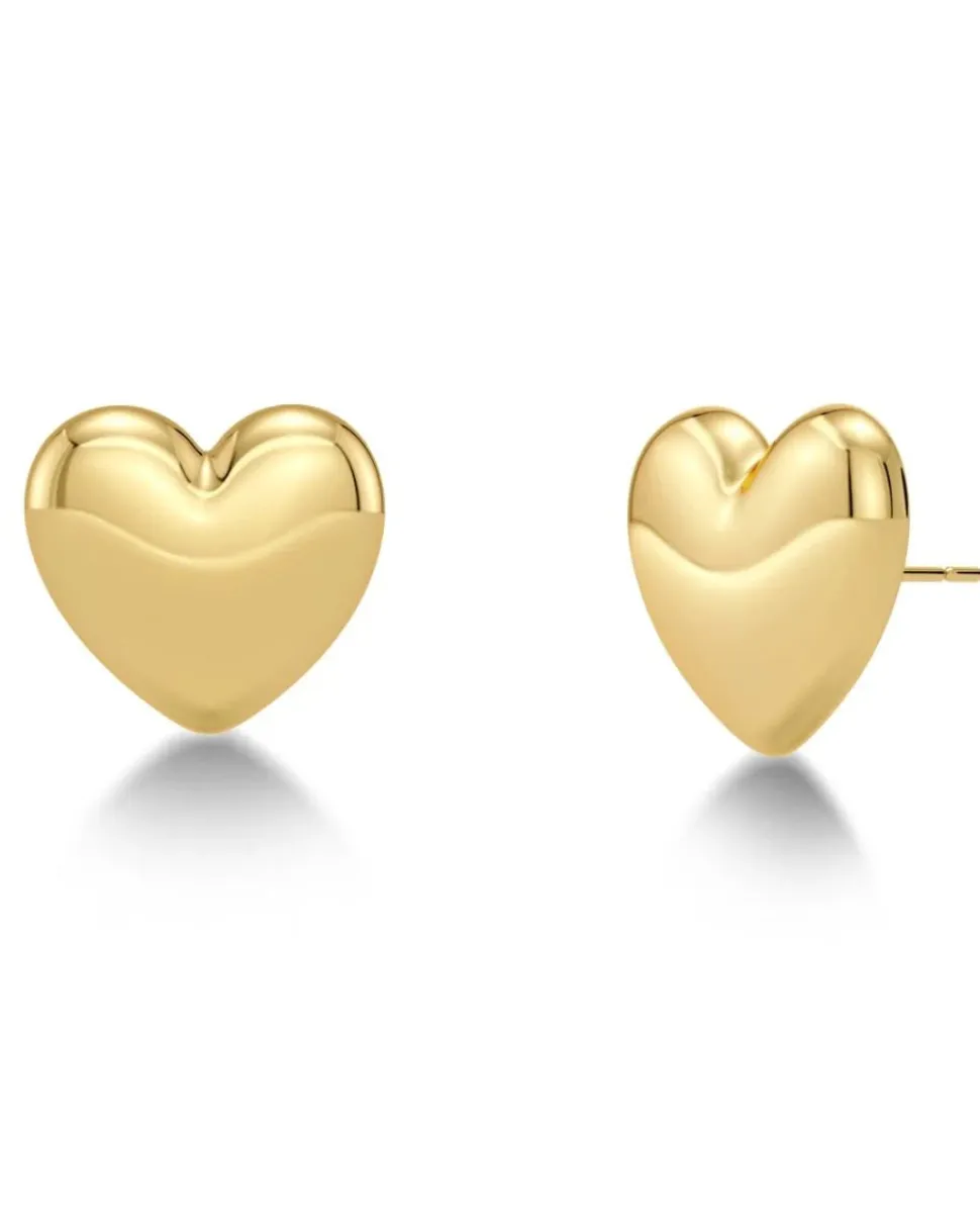 Edblad korvakorut Barley Heary Studs L Gold, kullankeltainen
