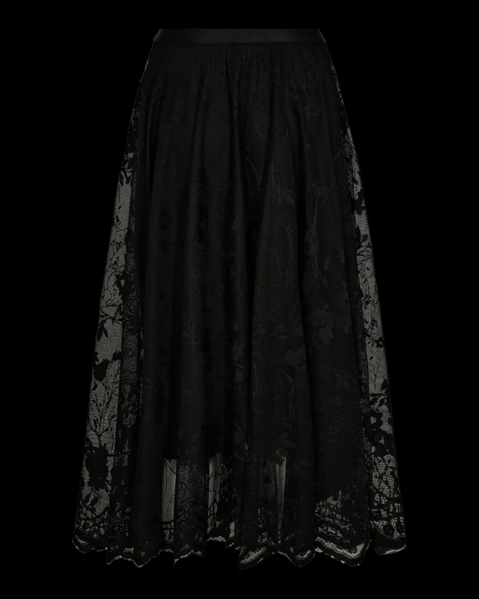 Freequent naisten hame LALLY SKIRT, musta