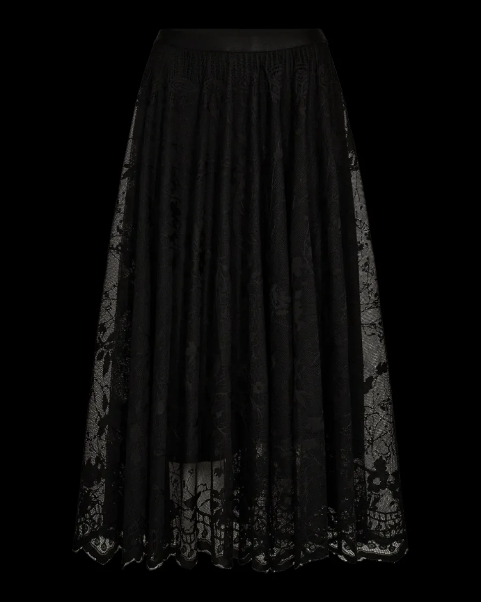 Freequent naisten hame LALLY SKIRT, musta