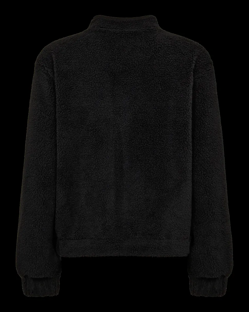 Freequent naisten takki K-TEDDY JACKET, musta