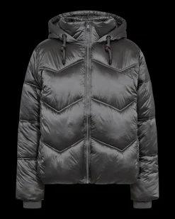 Freequent Naisten Takki, K-SHORTY JACKET Hopeanharmaa