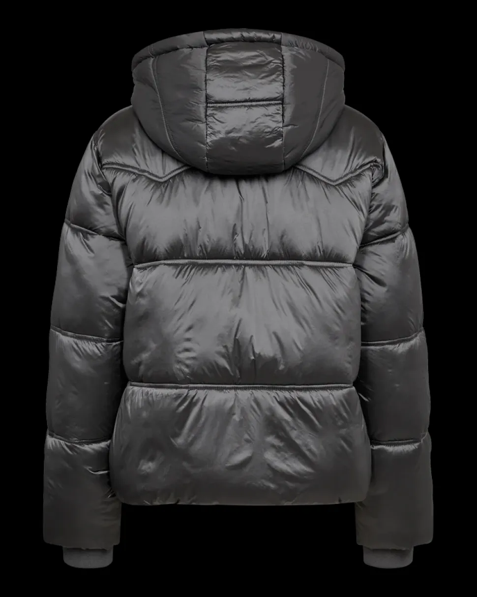 Freequent Naisten Takki, K-SHORTY JACKET Hopeanharmaa