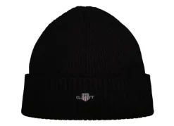 Gant miesten pipo, COTTON BLEND BEANIE Musta