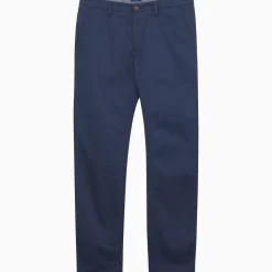 Gant Miesten Puuvillahousut, Slim Twill Chino Tummansininen