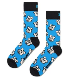 Happy Socks Miesten Sukat DOGGO SOCK Vaaleansininen
