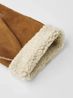 Hestra unisex käsineet Bernard Suede Glove, konjakinruskea