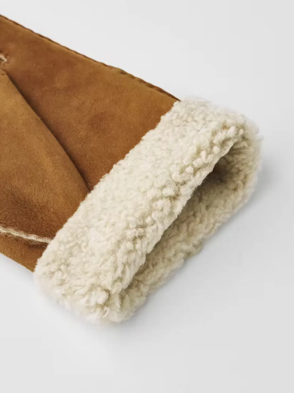 Hestra unisex käsineet Bernard Suede Glove, konjakinruskea