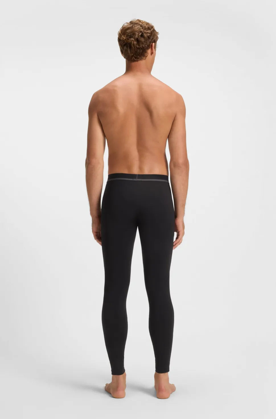 Hugo Boss miesten alushousut LONG JOHN 365 SOLID, musta
