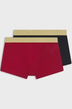 Hugo Boss miesten bokserit, TRUNK 2P GOLD COTTON Punainen