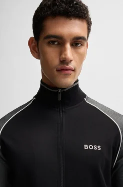 Hugo Boss miesten verkkatakki, TRACK SUIT JACKET Musta