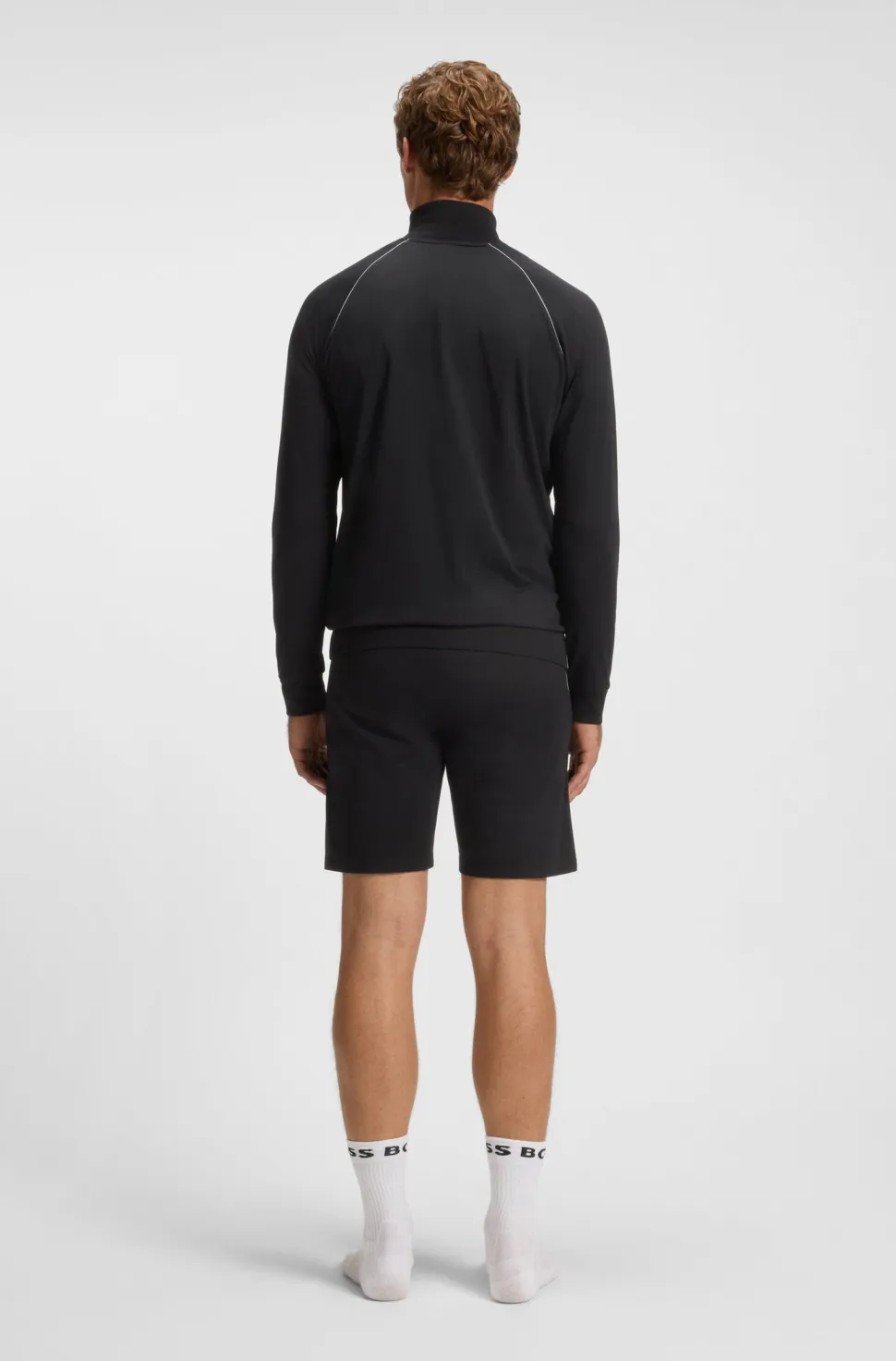 Hugo Boss Miesten Verryttelytakki, MIX MATCH JACKET Musta