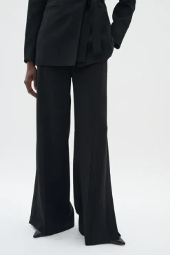 Inwear naisten housut, BRIEZIW SLIT PANTS Black