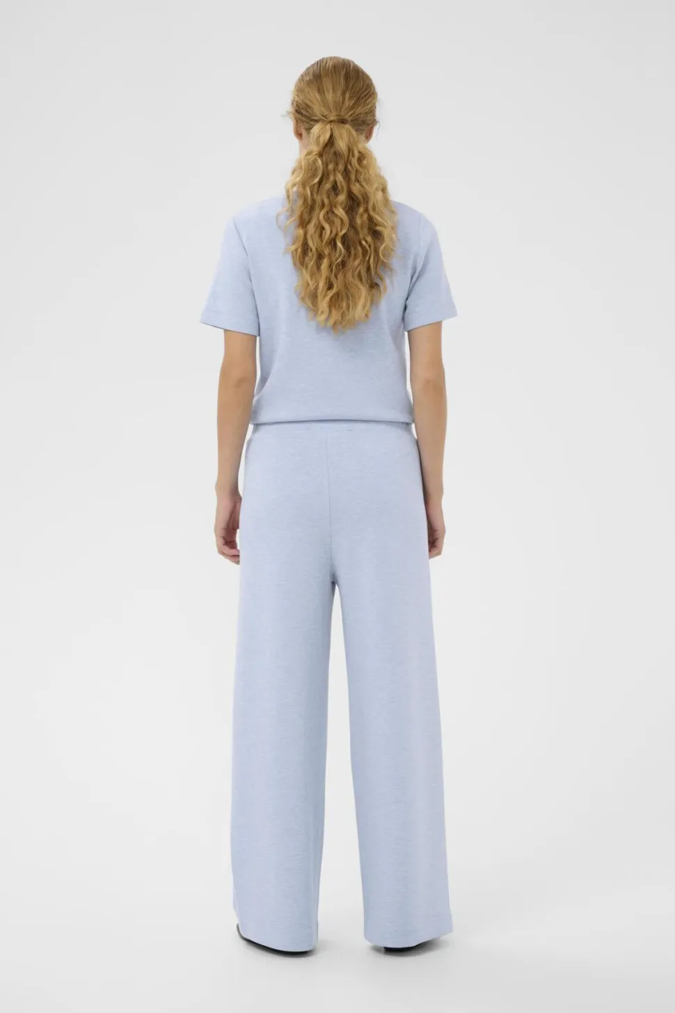 Inwear naisten housut GINCETTEIW MELANGE PANTS, Endless Sky Melange