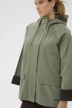 Inwear naisten takki GracelynnIW Hooded Jacket, vihreä