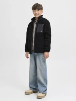 Jack and jones junior teddytakki, JJESOHO TEDDY JACKET JNR Musta
