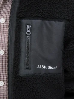 Jack and jones junior teddytakki, JJESOHO TEDDY JACKET JNR Musta