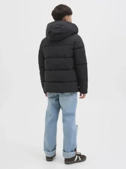 Jack and jones junior toppatakki, JJGLOBAL PUFFER JACKET JNR Musta