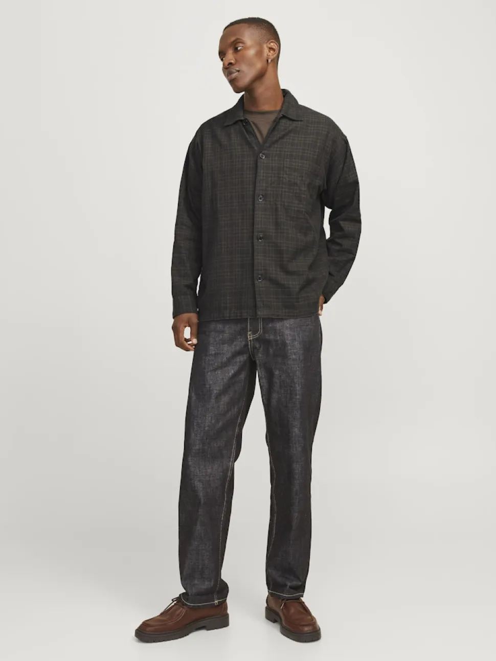 Jack and Jones miesten paita, JPRBLAMADISON L/S OVERSHIRT BF Peat