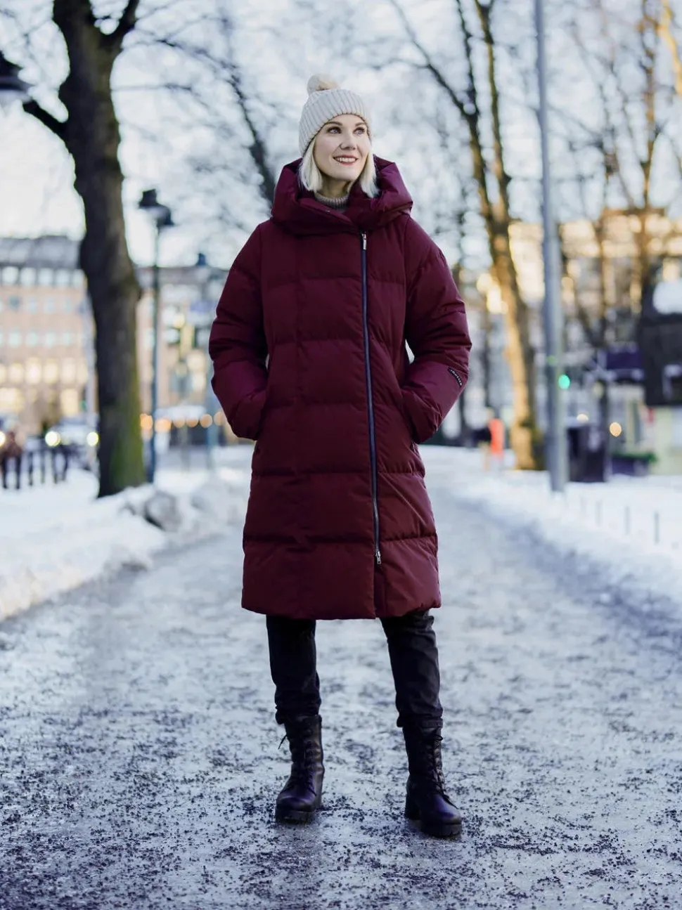 Joutsen Naisten Untuvatakki, LOVISA UNTUVATAKKI Liila