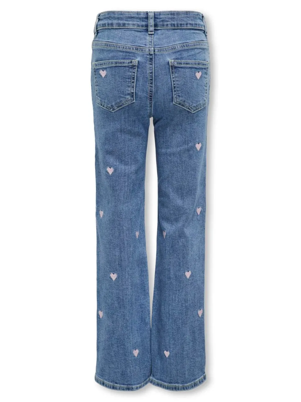 Kids Only Lasten Farkut, KOGJUICY WIDE LEG HEART JEANS Indigo