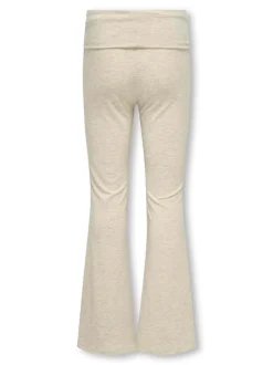 Kids Only lasten housut, KOGFELINA FOLD DOWN PANTS Luonnonvalkoinen