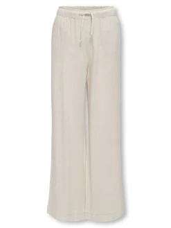 Kids Only lasten housut, KOGSIESTA PULL-UP LINEN BLEND PANT Beige