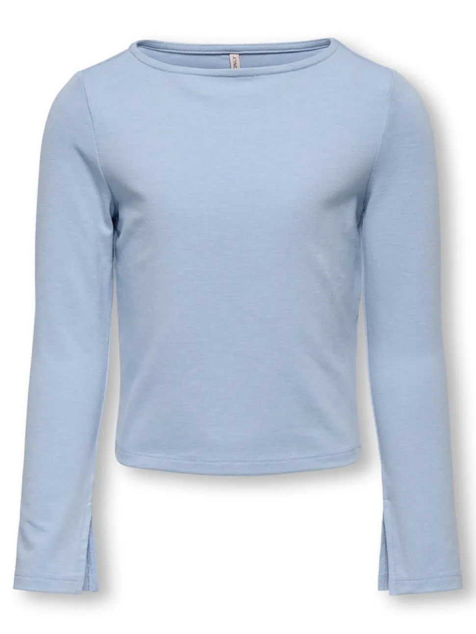 Kids Only lasten paita, KOGFELINA L/S BOATNECK SLIT TOP Vaaleansininen