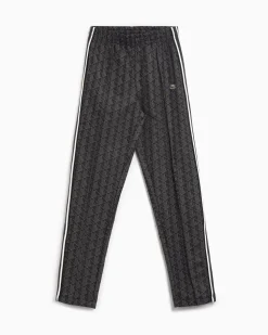 Lacoste Miesten Verryttelyhousut, MONOGRAM TRACK PANT Musta