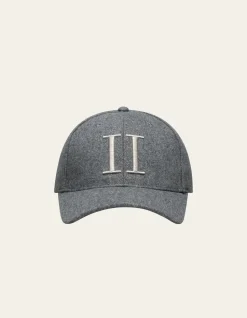 Les Deux lippis, ENCORE WOOL BASEBALL CAP Keskiharmaa