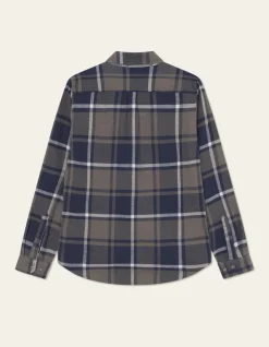 Les Deux miesten flanellipaita, JEREMY CHECK FLANNEL SHIRT Sininen Kuosi