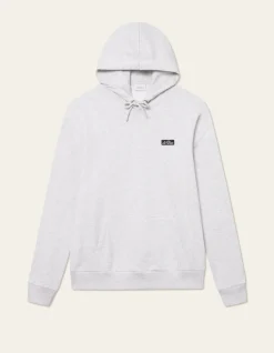 Les Deux miesten huppari, Patch Hoodie Vaaleanharmaa Melee