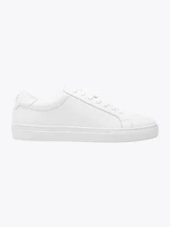 Les Deux miesten kengät, THEODOR LEATHER SNEAKER Valkoinen