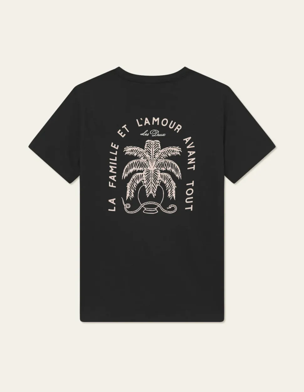Les Deux miesten t-paita, DIAZ T-SHIRT Musta