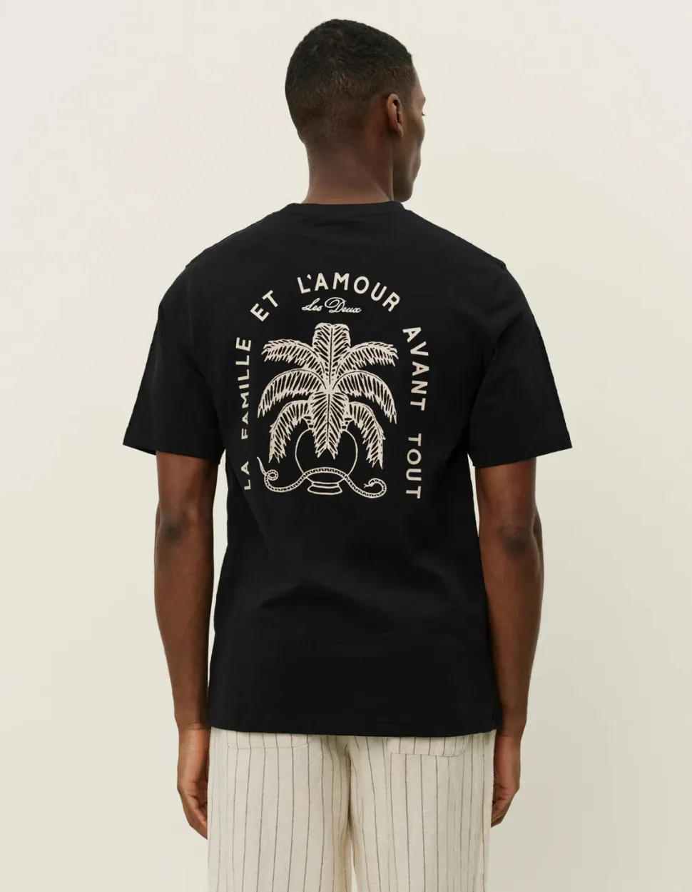 Les Deux miesten t-paita, DIAZ T-SHIRT Musta