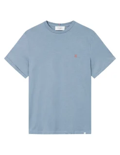 LES DEUX MIESTEN T-PAITA NORREGAARD T-SHIRT Vaaleansininen