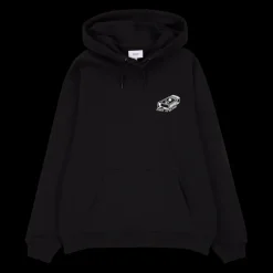Makia huppari Sauna Hooded Sweatshirt, musta