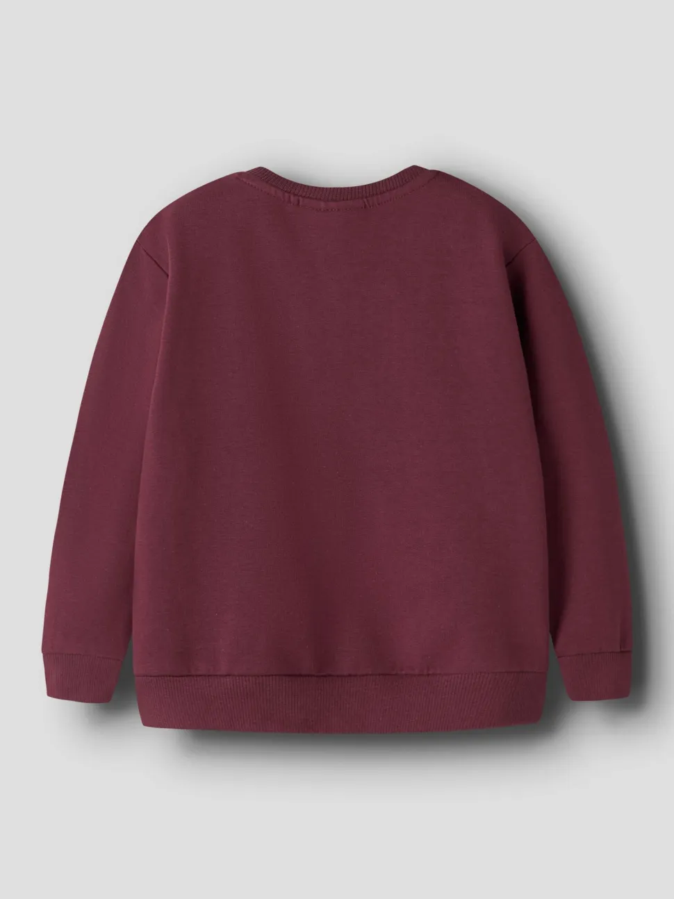 Mame It lasten collegepaita NMFSOVEA LS NREG SWEATSHIRT, viininpunainen