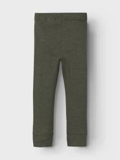 Name It alushousut, NMMWANG WOOL NE LONGJOHN Armeijanvihreä