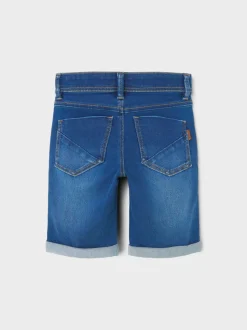 Name It farkkushortsit, NKMSILAS SLIM DNM L SHORTS 2272 Indigo