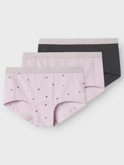 Name It Lasten Alushousut, NKFHIPSTER 3PACK NOOS Vaaleanpunainen