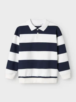 Name It lasten college, NKMLEOPOLD LS REG SWEATSHIRT Valkoinen