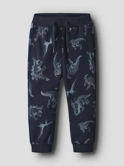 Name It lasten collegehousut, NMMVARON AOP SWEATPANT Tummansininen