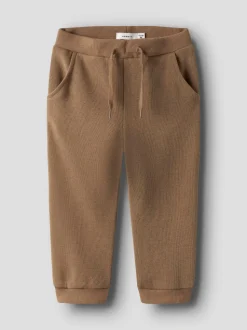 Name It lasten collegehousut NMMOBEAR NREG SWEAT PANT UNB NOOS, keskiruskea