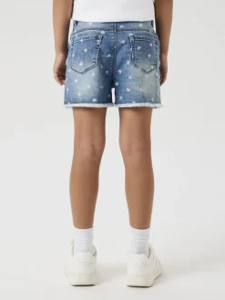 Name It lasten farkkushortsit, NKFROSE HW MOM DENIM SHORTS 3555 Indigo