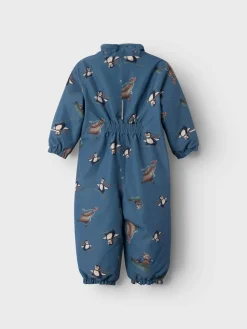 Name It lasten haalari, NMMSNOW10 SUIT ALPIN ANIMALS Vaaleansininen