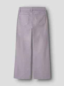 Name It lasten housut NKFROSE WIDE TWI PANT, vaalea lila