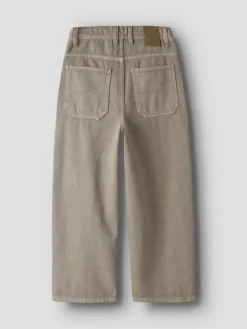 Name It lasten housut Nkmben X‑Skater Twill Pant, beige