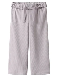 Name It lasten housut NMFTELLA WIDE PANT, vaalea lila
