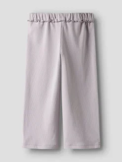 Name It lasten housut NMFTELLA WIDE PANT, vaalea lila