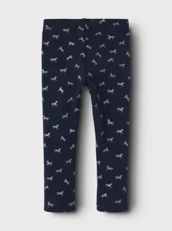 Name It Lasten Leggingsit, NMFTAVINA SWEAT FLEECE LEGGINGS NOOS Tummansininen